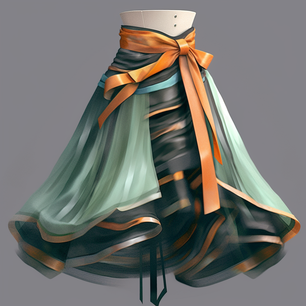 Design of the Ribbon Skirt